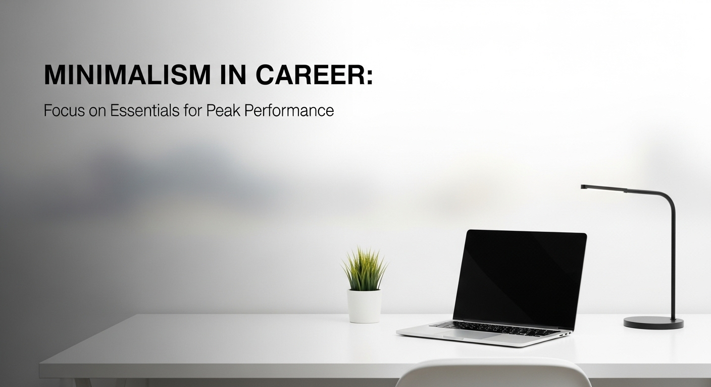 Minimalis dalam Karir: Fokus pada Yang Esensial untuk Mencapai Peak Performance